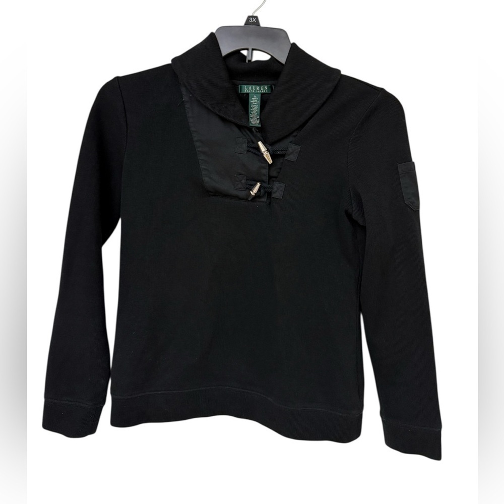 Ralph Lauren Sweater with Toggle Details Size M